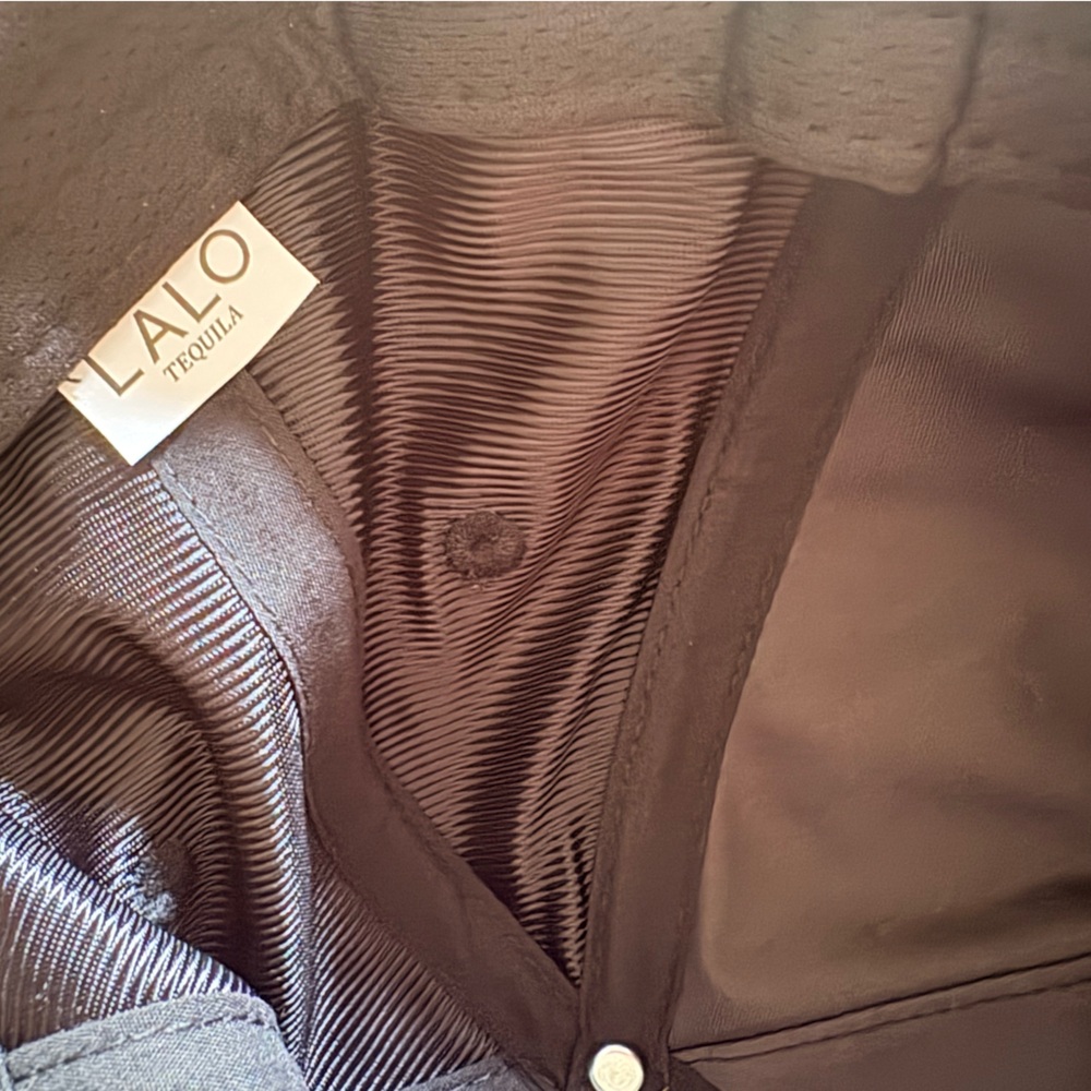 Lalo Tequila Black Baseball Cap with white embroidered logo - Picture 2 of 3